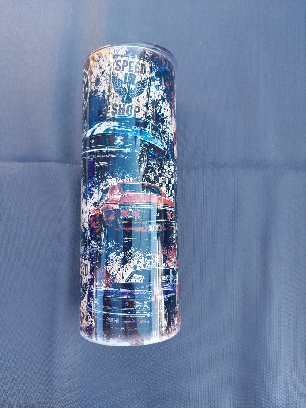 Classic Muscle Car 20oz Tumbler | Vintage Car Racing Cup
